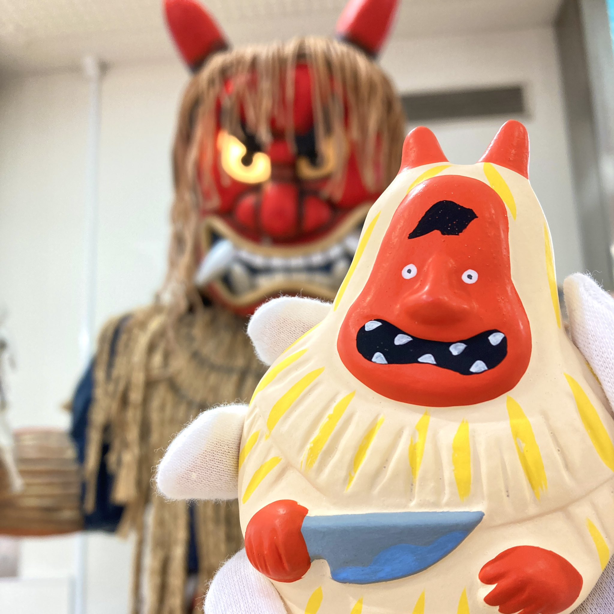 ナマハゲ土人形