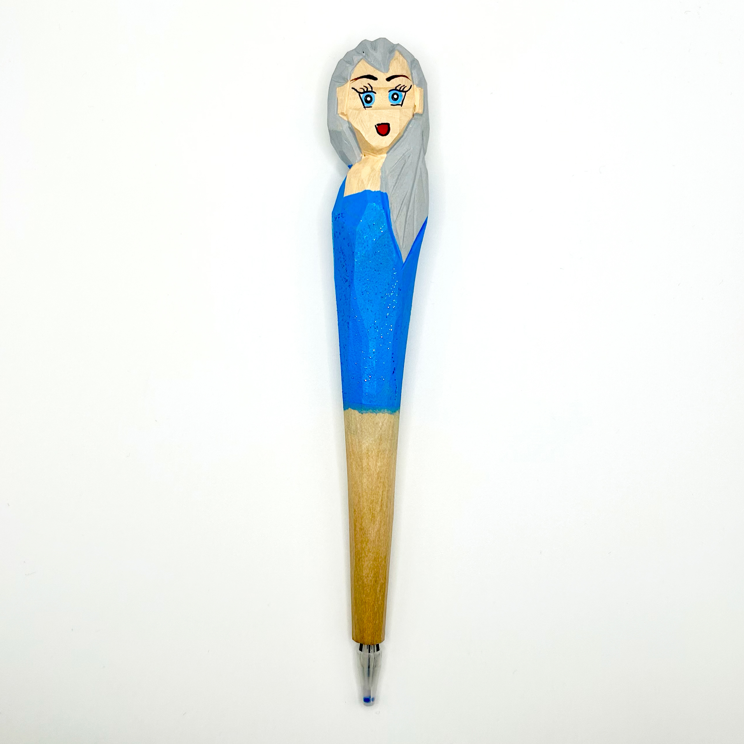 木彫りのエルサペン