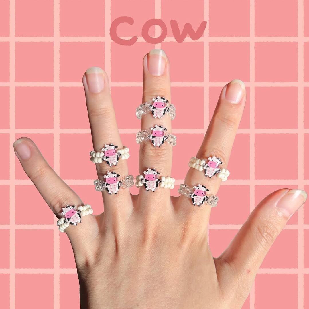 COWなビーズリング